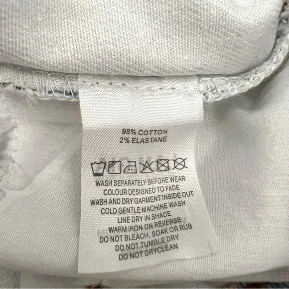 I.AM.GIA Calee Pant Flare Wide Leg High Waisted Jeans Printed Size S - Picture 10 of 11